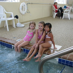 swimming in south dakota with cousins rylie and lily
