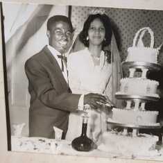 Mum and Dad on their wedding day