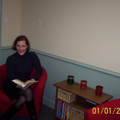Ingrid and her new office in Vienna Virginia (hypnotherapy by Ingrid) 2006