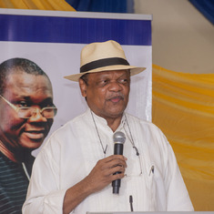 Mr. Atedo Peterside at the one year memorial and launch of ICCEF 