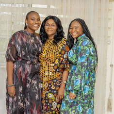 3 of your 4 babes. Nkechi Calabar was in school. Your ladies continue to make you proud 