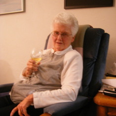 Grandma relaxing
