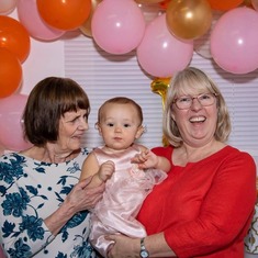 At Ivy's first birthday