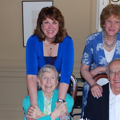 Marge Sorge, Ruth Lunde, Rene and Joe .. Marge and Ruth are nieces.