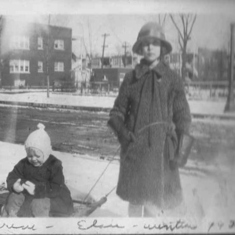 Irene  Elsie  winter 1926 (Chicago) Wheaton