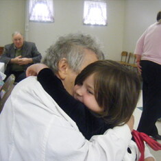 Grandmom gives the best hugs