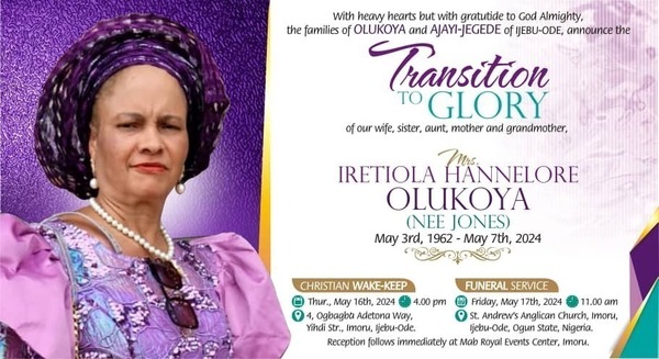 Iretiola Hannelore Olukoya