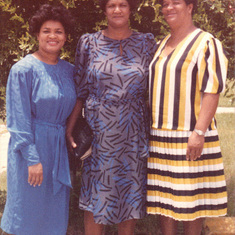 Mom, Aunt Iris, and Cousin Pauline