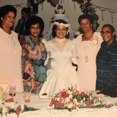 Mom & Aunt Iris at Pauline's Wedding