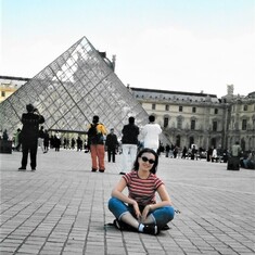 Near Louvre Pyramid