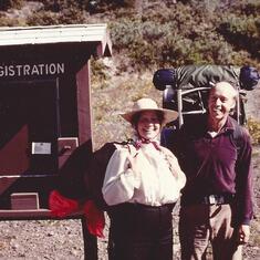 Irv & Ruth - packing to Ivabelle Hot Springs