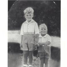 Irv and Big Brother Abe c1933