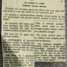 June 18, 1964 - Student to Examine Space Age Liability