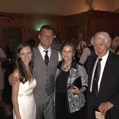 May 9, 2015 - Whitney and Robert's wedding - Whitney, Robert, Mary and Jack