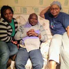 Dad, Elder sister and neice Helen, together at London