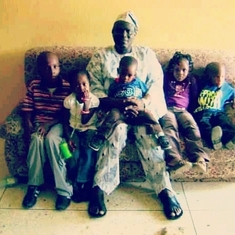 Dad with grandchildren