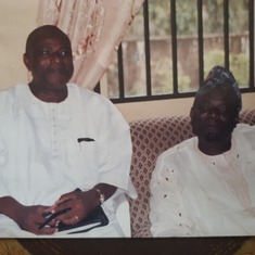 Daddy with his brother late Engr. Abiodun Ajifowobaje