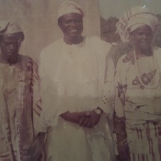 Daddy with his Parents Pa Elisa and Madam Omowunmi Ajifowobaje