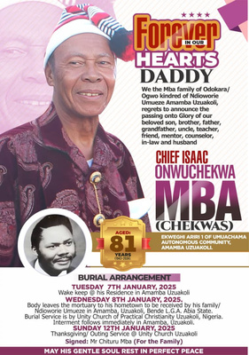 Chief Isaac O. Mba