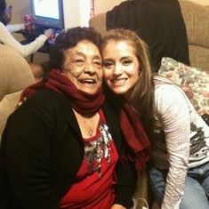 Fresno, Ca with her Grandma