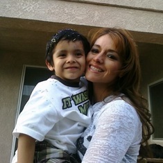 Fresno, Ca with her nephew godson Jonathan (tantan)