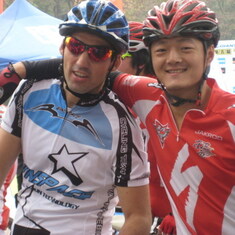 XuYang&I before the race
