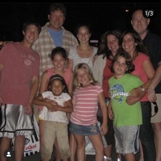 So long ago! I'm in the pink shirt with my arms around you :)