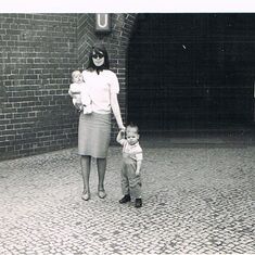 Germany 1965 with Todd and baby Amy