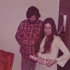 Mike and Ivy in the Hippie days...