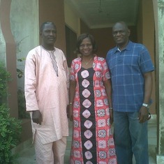 Taiye & Kenny Bamgbala with Aunty Iyabo