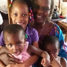 Grandma and her Grandchildren in Osogbo 2016