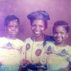 Aunty Iyabo with Damilola & Itunu
