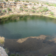 Montezuma's Well, a spiritual place where we had some quiet and solitude. 