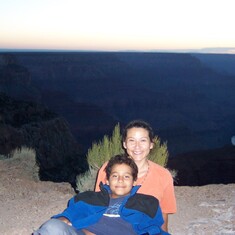 Grand Canyon trip.  When he saw the Canyon he commented, It makes everything else seem so trivial
