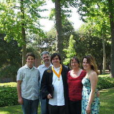 Jackie's college graduation, May 2009