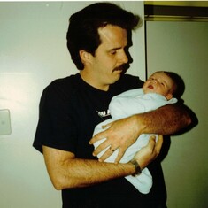 Jack becomes a daddy for the third time, Jimmy born 1991 (Chino Hills, CA)