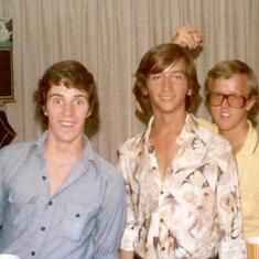 Jack with Larry & Scott Fall 1977