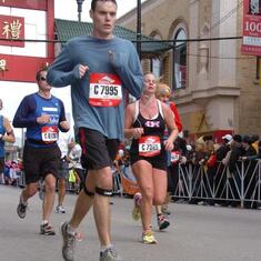 Chicago Marathon 26 miles at age 26.