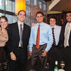 Aug 2010, at a wedding with other Deloitte coworkers
