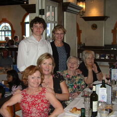Jack with Family at his High School Graduation Party