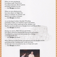 Poem about Dad; " And Shotgun Was There" Page 1