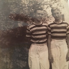 1940 First Pair of Long Pants (Jack on the right with his cousin) Huntington, WV