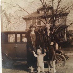 1929 Jack with his Grandmother and Aunt in Richmond, VA