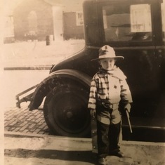 1932 Jack playing Cowboy in Huntington, WV