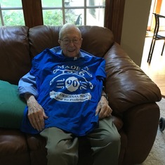 2016 Jack on his 90th Birthday. "Made in 1926" in NY.