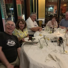 Celebrating Jack’s birthday in Ft. Myers with friends 2019