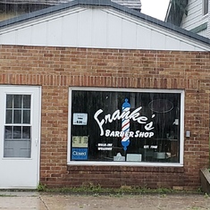 Franke's Barbershop, St. Cloud, where Jack got first haircut from a barber.