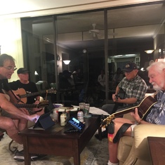 Jamming with Charlie McCoy and friends at the Dulgars in Ft. Myers.