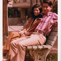 With wife Ching-Lien in Taiwan 1970s