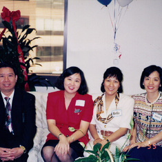 Jack at Yang Ming Corp. with some of his colleagues.